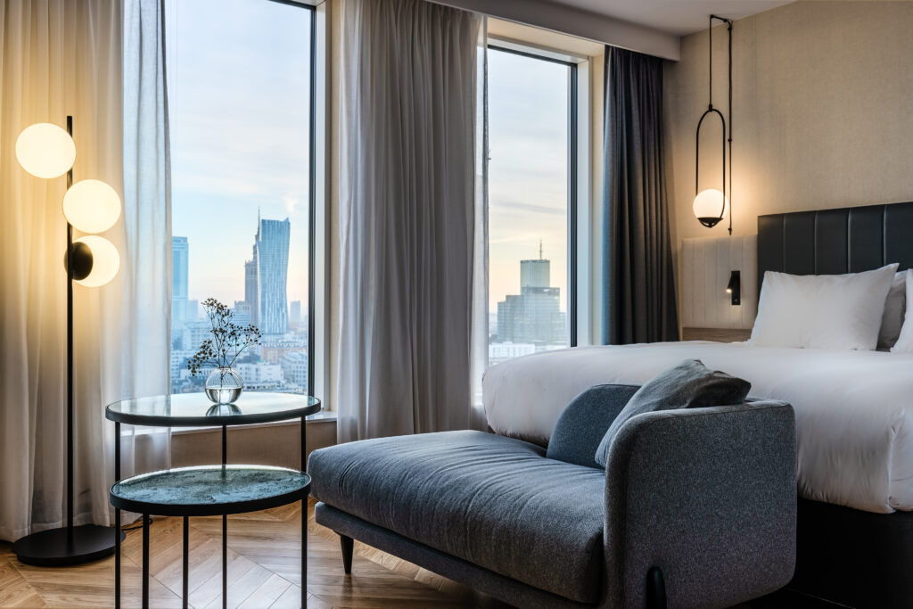 Apartament hotelowy w Warszawie